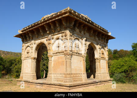 Champaner - Pavagadh archäologischer Park ist eine historische Stadt im Bundesstaat Gujarat. Kevda Masjid-Moschee. (UNESCO) Stockfoto