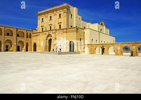 Pietro E Paolo Kirche Basilica Pontificia Capo Santa Maria Di Leuca, Apulien, Süditalien Stockfoto