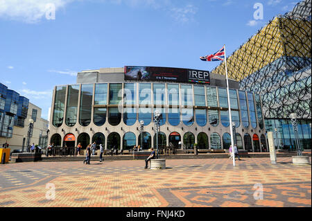 Birmingham Repertory Theatre, Bibliothek und Centenary Square Stockfoto