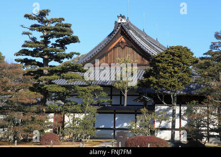 Japan; Kyoto; Nijo Burg, Honmaru Palast, Garten, Stockfoto