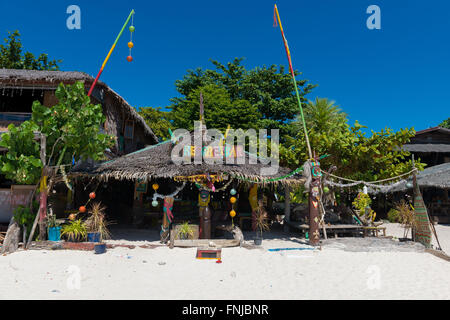 Reggae-Bar am Strand von Pattaya, Ko Lipe, Thailand Stockfoto