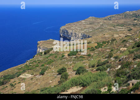 Die Dingli Cliffs in Malta, Südeuropa Stockfoto