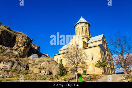 St. Nikolauskirche in Narikala Festung - Tbilisi Stockfoto