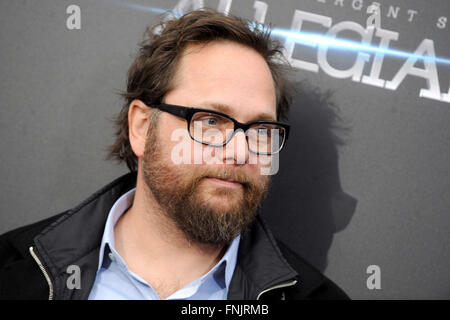 New York City. 14. März 2016. Robert Schwentke besucht die 'Allegiant' NewYork-Premiere am AMC Lincoln Square Theater am 14. März 2016 in New York City. © Dpa/Alamy Live-Nachrichten Stockfoto