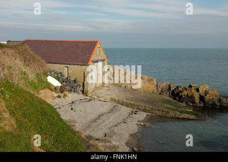 Alten Lifeboat Station, Moelfre, Anglesey Stockfoto