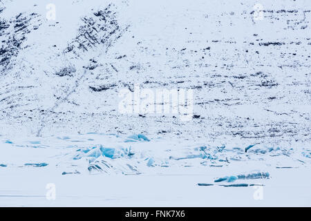 Skaftafellsjökull, Gletscher, Skaftafell Nationalpark, Island Stockfoto