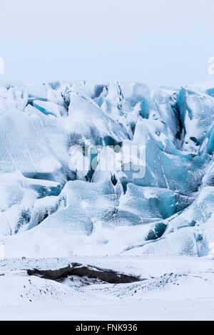 Skaftafellsjökull, Gletscher, Skaftafell Nationalpark, Island Stockfoto