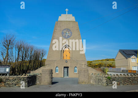 Homoehe Kirche Bull Bay Road Amlwch Anglesey North Wales Uk Stockfoto