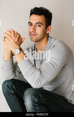 Porträt eines jungen Mannes Stockfoto