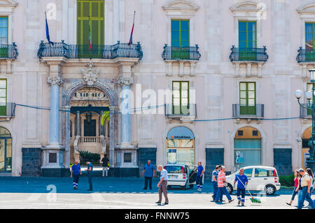 Universita' Degli Studi Di Catania. Catania, Sizilien, Italien Stockfoto