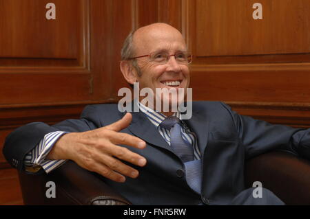 Evan Mervyn Davies, Baron Davies von Abersoch-stellvertretender Vorsitzender des Arbeitskreises LetterOne. Stockfoto