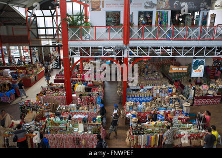 Papeete kommunale bedeckt, Markt, Papeete, Tahiti, Französisch-Polynesien, Tahiti Nui, Gesellschaftsinseln, Französisch-Polynesien, South Pazifi Stockfoto