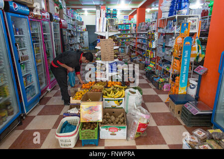 Supermarkt im Nordirak Stockfoto