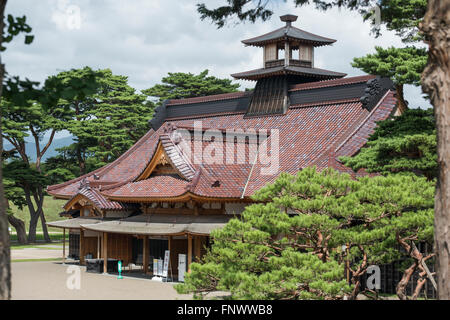 Hakodate-Bugyosho oder Magistrat des Büro auf dem Gelände des Goryokaku Fort und öffentlichen Parks, Hakodate, Hokkaido, Japan Stockfoto