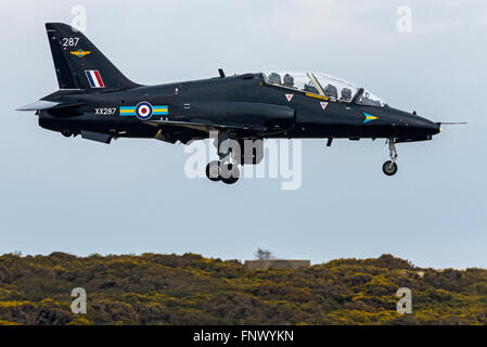 Hawk T1 Raf Valley Nordwales Uk.Fastjet. Stockfoto