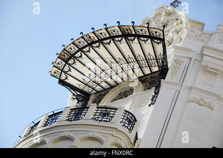 dekorative Architektur Valencia, Spanien Stockfoto