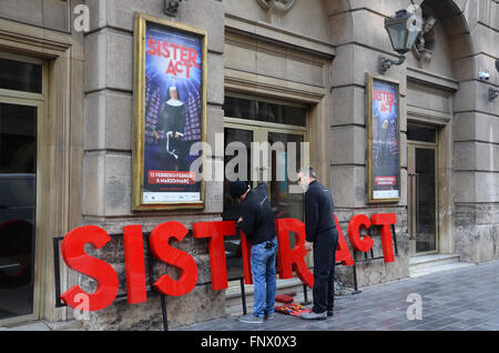 Musical Sister Act im Teatro Principal bei Valencia, Spanien Stockfoto