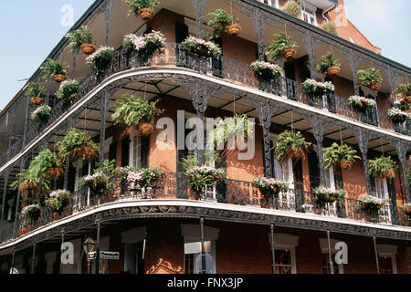 Historischen French Quarter, New Orleans, Louisiana, Vereinigte Staaten von Amerika Stockfoto