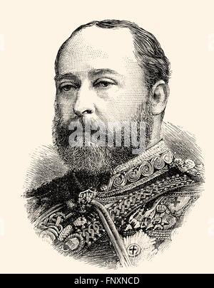 Edward VII oder Albert Edward; 1841-1910; König des Vereinigten Königreichs und Kaiser von Indien Stockfoto