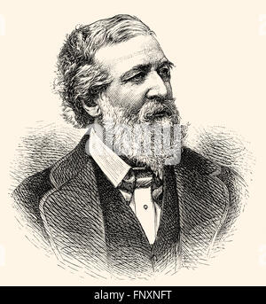 Robert Browning, 1812-1889, ein englischer Dichter und Dramatiker Stockfoto