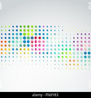 Vektor-Rasterpunkte. Stock Vektor