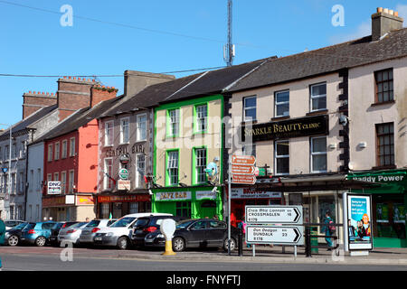 Carrickmacross Hauptstraße, County Monaghan Stockfoto