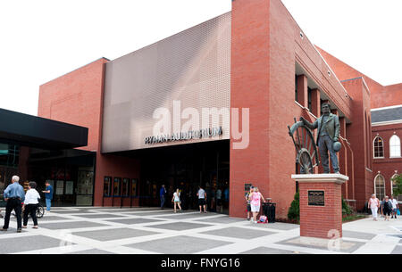Ryman Auditorium in Nashville, Tennessee und ist bekannt als die Heimat der Grand Ole Opry von 1943 bis 1974. Stockfoto