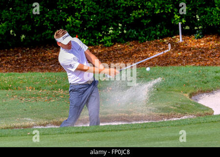 Orlando, Florida. 16. März 2016. Ian Poulter, englischer Golfer spielen bei der Arnold Palmer Invitational Golfturnier im Bay Hill Golf Club, Orlando, Florida-Credit: Findlay/Alamy Live News Stockfoto