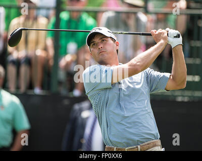 Orlando, FL, USA. 17. März 2016. Kevin Kisner am 1. während der ersten Runde Golf Aktion von Arnold Palmer Invitational präsentiert von Mastercard statt in Arnold Palmer Bay Hill Club & Lodge in Orlando, FL. Romeo T Guzman/CSM/Alamy Live News Stockfoto