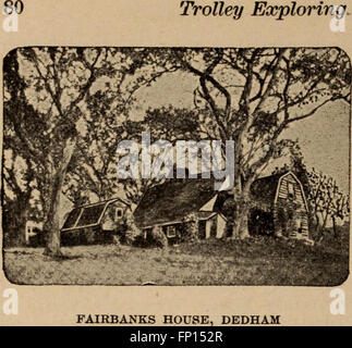 Trolley-erkunden - eine elektrische Eisenbahn Reiseführer zu historischen und malerischen Orte über New York, New Jersey und New England (1904) Stockfoto