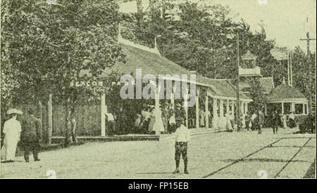 Trolley Touren durch New England (1900) Stockfoto