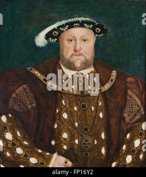 Nach Hans HOLBEIN der jüngere - König Henry VIII Stockfoto