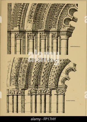 Ein Besuch der Kuppelkirchen der Charente, Frankreich, von der Architectural Association London im Jahr 1875 - zum Gedenken an Edmund Sharpe - mit einem historischen und beschreibenden Text veröffentlicht, Stockfoto