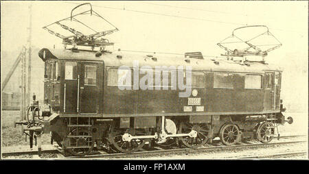 Die Ausgabe 1911 des Electric Railway Journal befasst sich mit den Fortschritten in der Elektrobahn und konzentriert sich dabei auf technologische Innovationen, technische Verbesserungen und ihre Anwendung in öffentlichen Verkehrsmitteln. Stockfoto