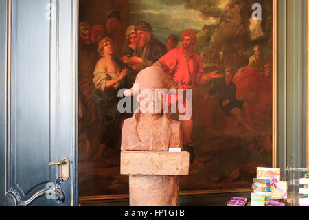 Die Welt speichern berühmte "Chocolate Line" in einem ehemaligen Königspalast in der wichtigsten Einkaufsstraße "The Meir" in Antwerpen, Belgien Stockfoto