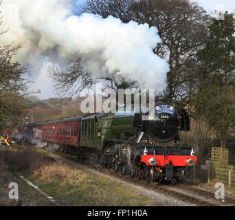 Flying Scotsman Pickering North Yorkshire UK Stockfoto