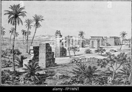 Geschichte von Chaldäa, Syrien, Ägypten, Babylonien und Assyrien (1903) Stockfoto