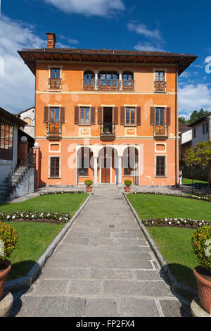 Villa Bossi, Orta San Giulio, Lago d ' Orta, Piemont, Italien Stockfoto