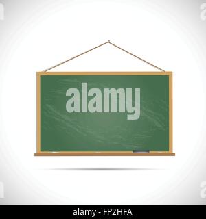 Illustration einer Tafel isoliert auf einem weißen Hintergrund. Stock Vektor
