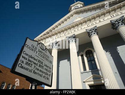 Alten Davidson County Courthouse Lexington North Carolina Stockfoto