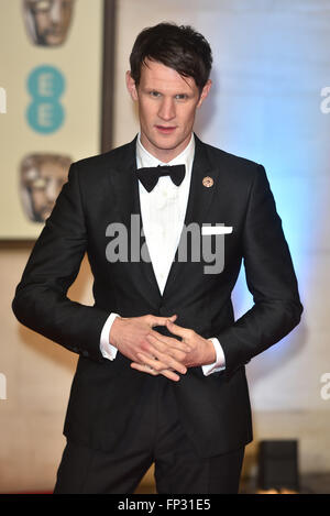 2016 EE British Academy Film Awards (Bafta) Afterparty statt im Grosvenor House.  Mit: Matt Smith wo: London, Vereinigtes Königreich bei: 14. Februar 2016 Stockfoto