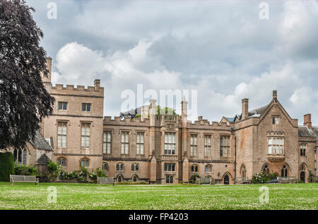 Hauptgebäude der Newstead Abbey, Nottinghamshire, England Stockfoto