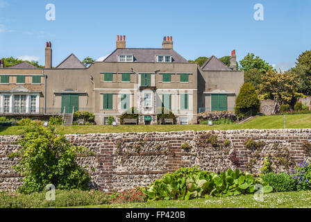 Preston Manor, historisches Herrenhaus aus dem 17. Jahrhundert, Brighton, East Sussex, England Stockfoto