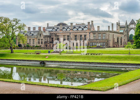 Hauptgebäude der Newstead Abbey, Nottinghamshire, England Stockfoto