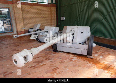Johannesburg, Südafrika - 30. Oktober 2014: Anti-Luft-Waffe Lugafweerkanon (2. Weltkrieg). Ditsong National Museum of Milit Stockfoto