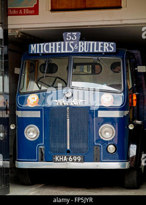 Mitchells und Butlers Brauerei LKW in der nationalen Brauerei im Zentrum eines Museums in Burton nach Trent Staffordshire England UK Stockfoto