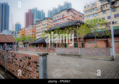 Das Vieh Depot Artist Village an Ma Tau Kok Stockfoto