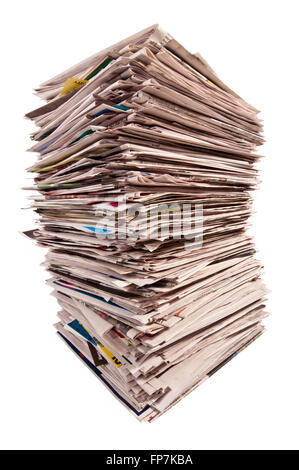 Hugh Stapel Zeitungen Stockfoto