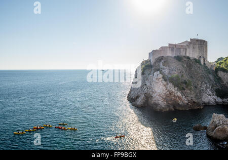 Saint Lawrence Festung auch als Festung Lovrijenac oder Gibraltar von Dubrovnik in Dubrovnik, Kroatien Stockfoto