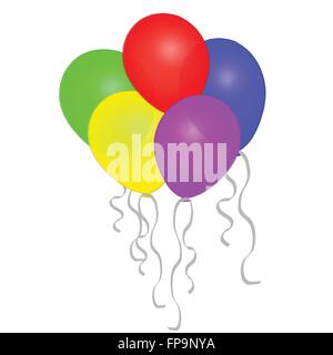 Luftballons-Illustration Stock Vektor